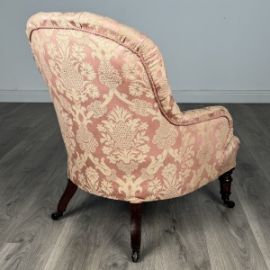Antique 19th Century Armchair In Oak