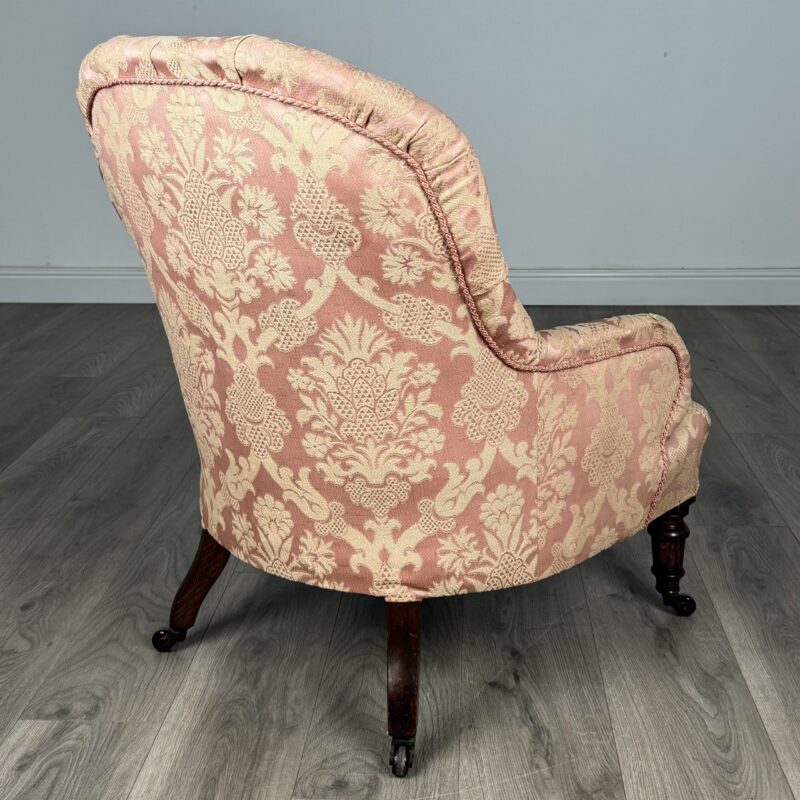 Antique 19th Century Armchair In Oak