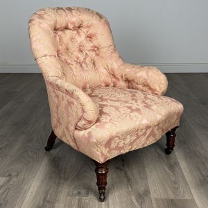 Antique 19th Century Armchair In Oak