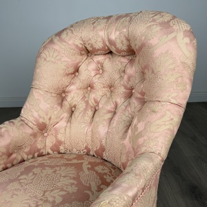Antique 19th Century Armchair In Oak