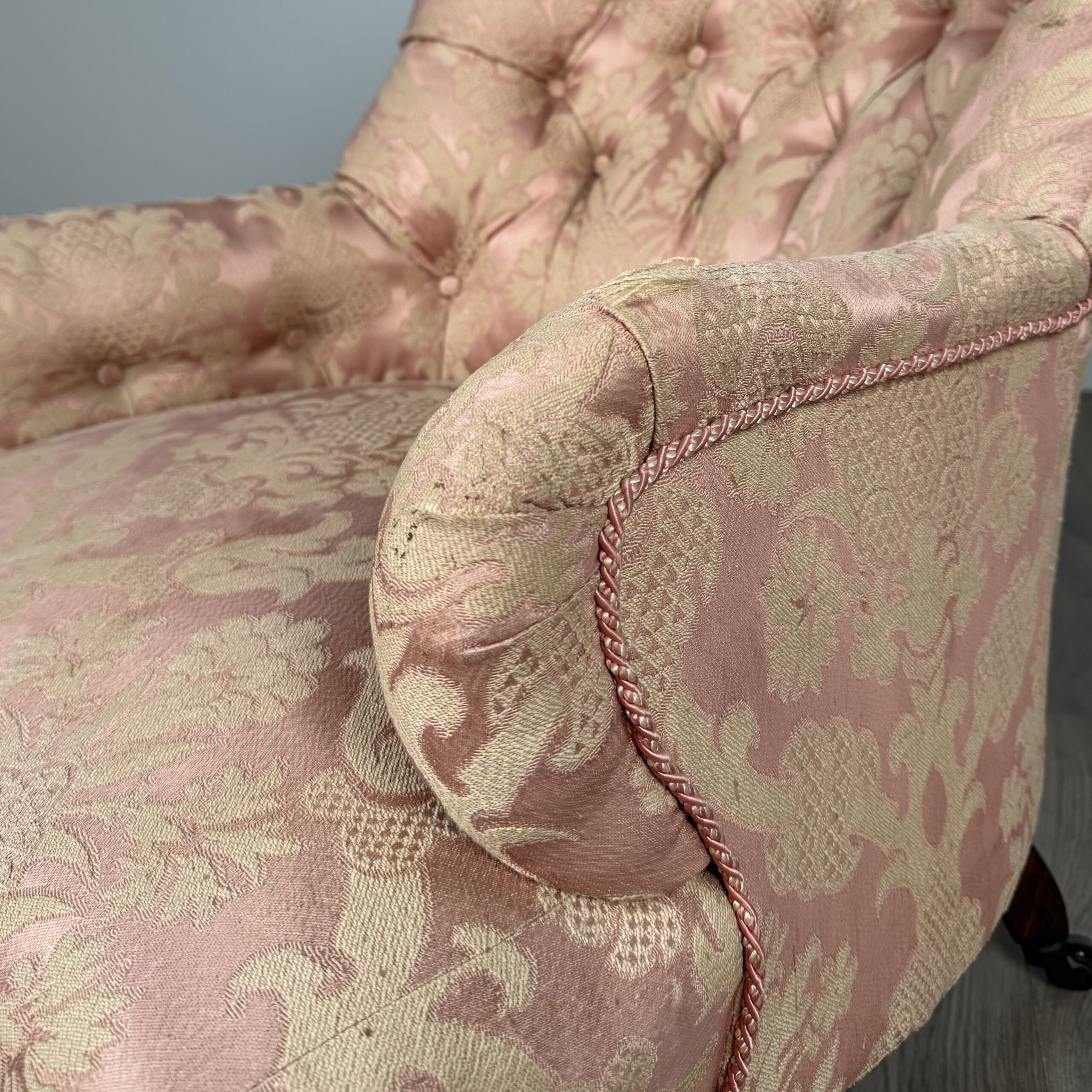 Antique 19th Century Armchair In Oak