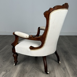 Antique 19th Century Fine Quality Armchair In Mahogany