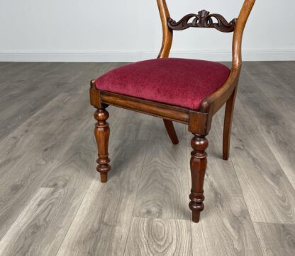 Antique 19th Century Bedroom Chair / Hall Chair In Mahogany - Image 4
