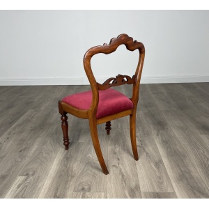 Antique 19th Century Bedroom Chair / Hall Chair In Mahogany