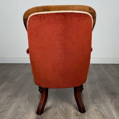 Antique 19th Century Armchair In Mahogany - Image 4