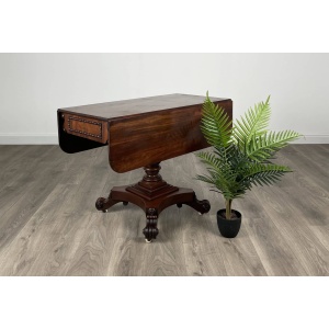 Antique 18th Century Regency Pembroke Table In Mahogany