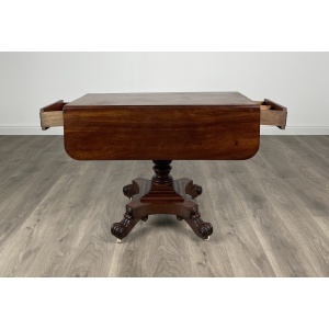 Antique 18th Century Regency Pembroke Table In Mahogany