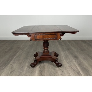 Antique 18th Century Regency Pembroke Table In Mahogany
