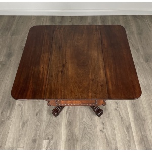 Antique 18th Century Regency Pembroke Table In Mahogany