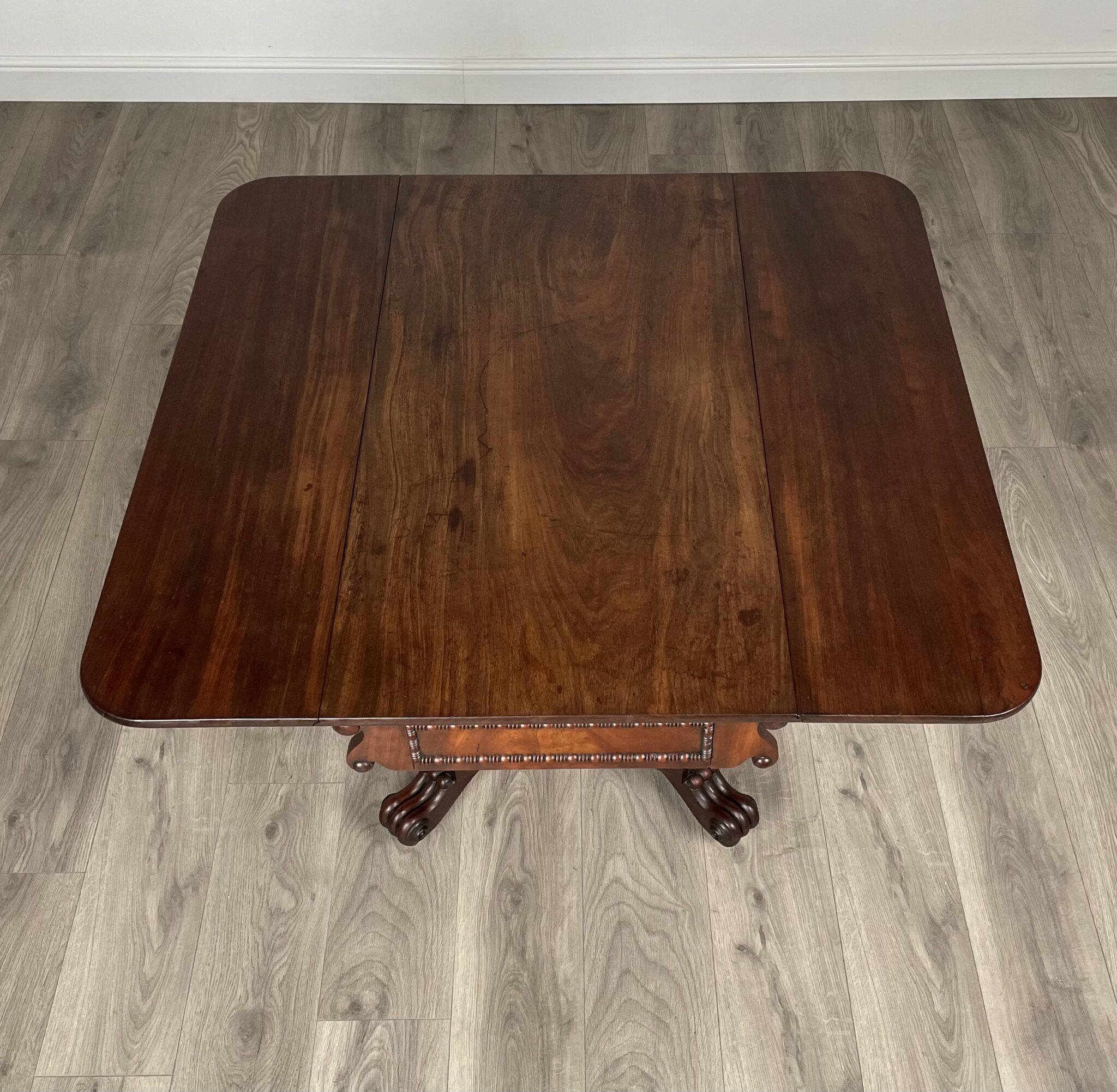Antique 18th Century Regency Pembroke Table In Mahogany
