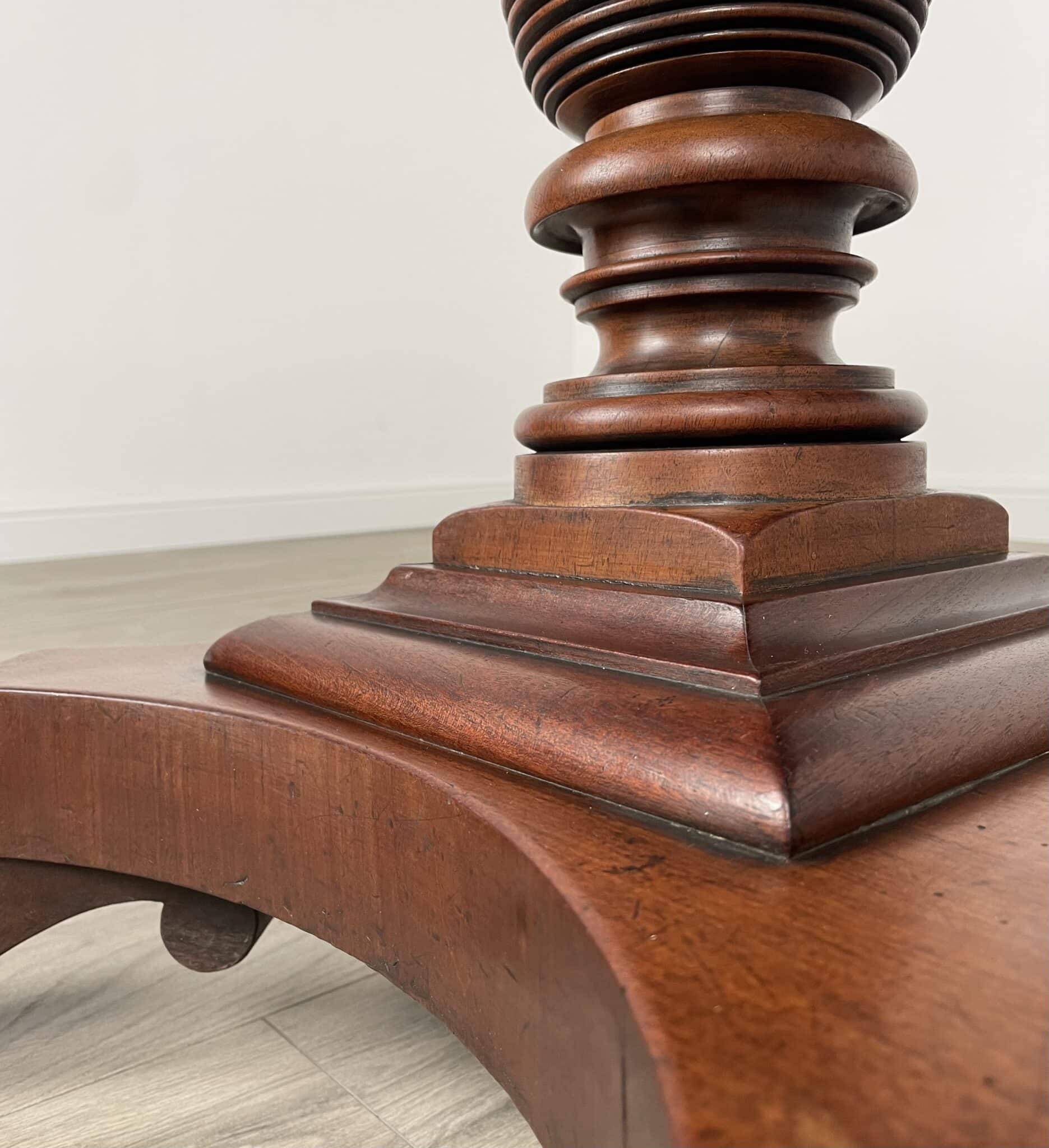 Antique 18th Century Regency Pembroke Table In Mahogany