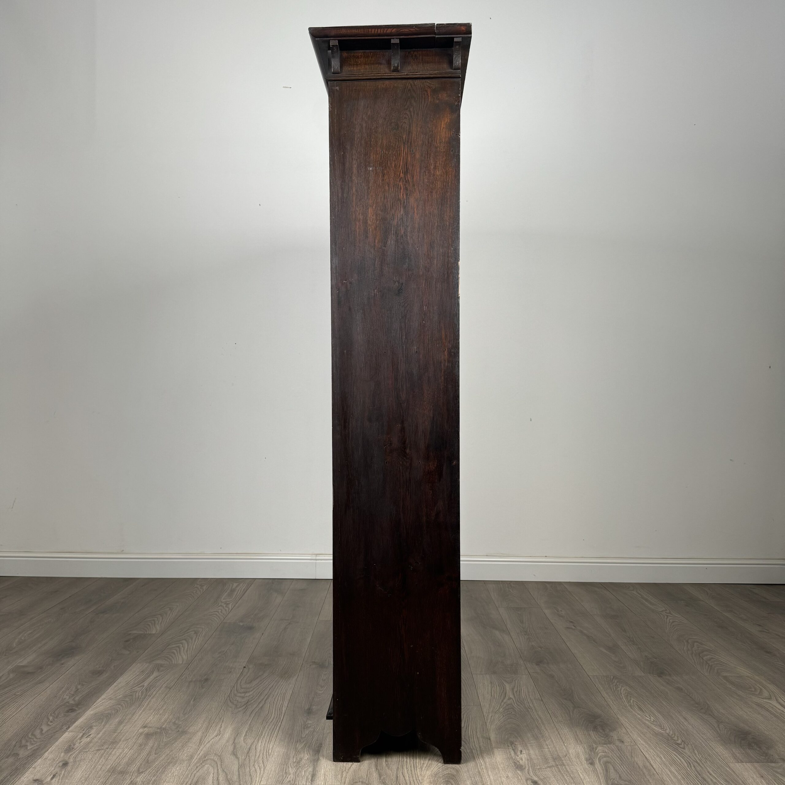 Antique 20th Century Open Bookcase In Oak