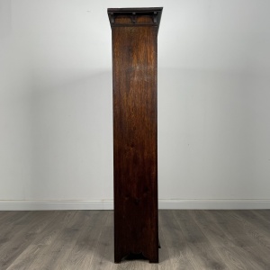 Antique 20th Century Open Bookcase In Oak