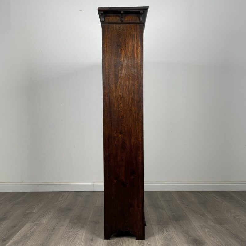 Antique 20th Century Open Bookcase In Oak