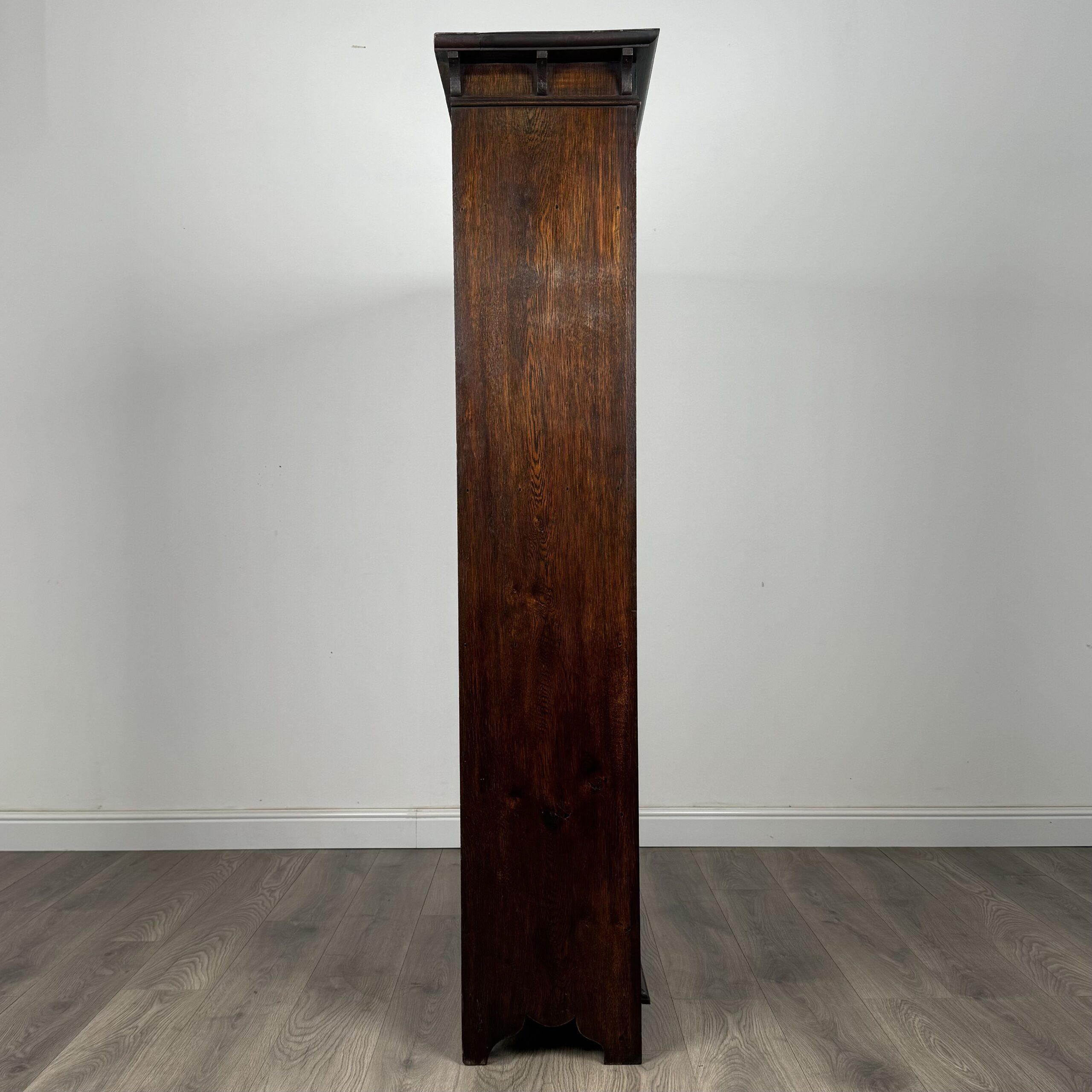 Antique 20th Century Open Bookcase In Oak