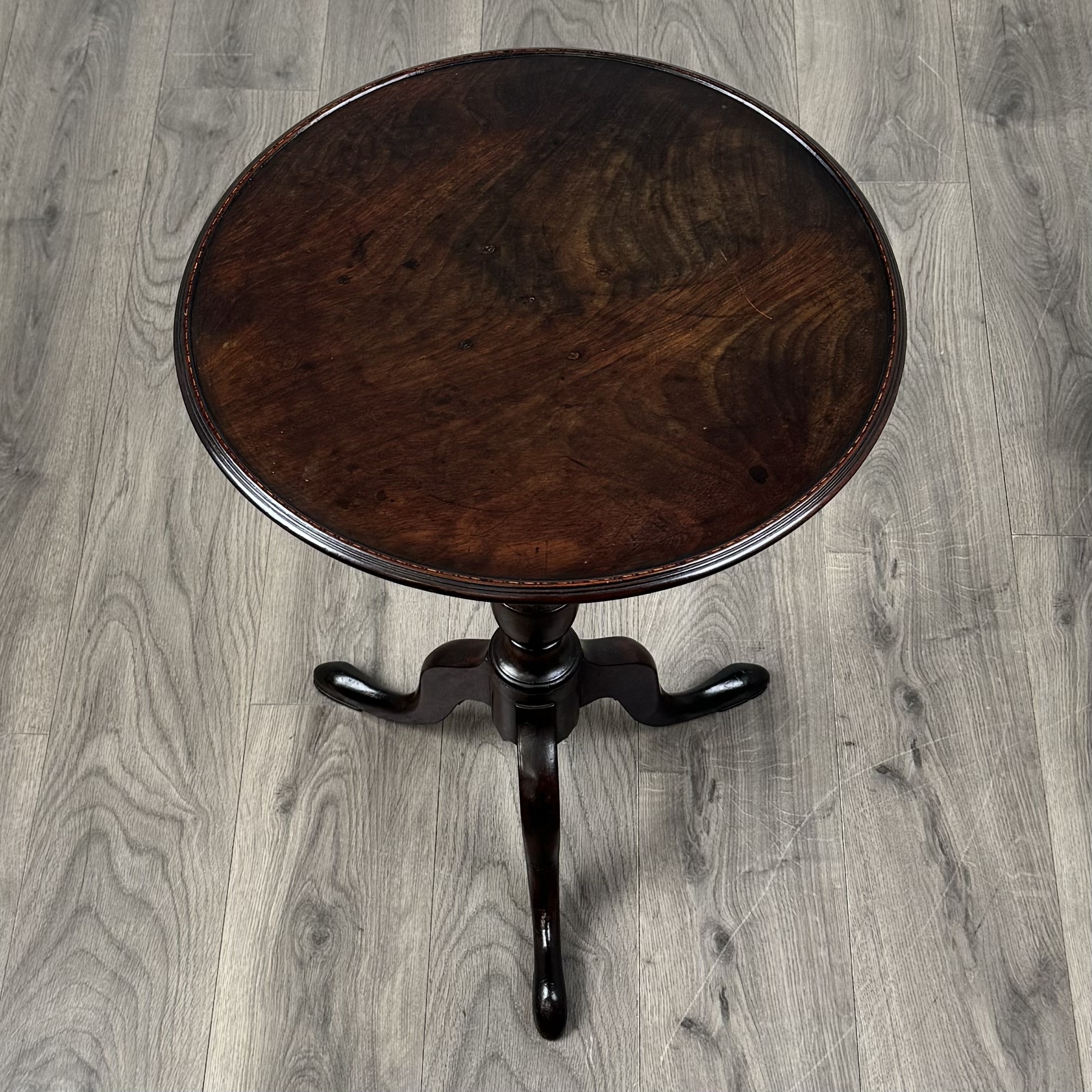 Antique Small 18th Century Fine Quality Tripod Table