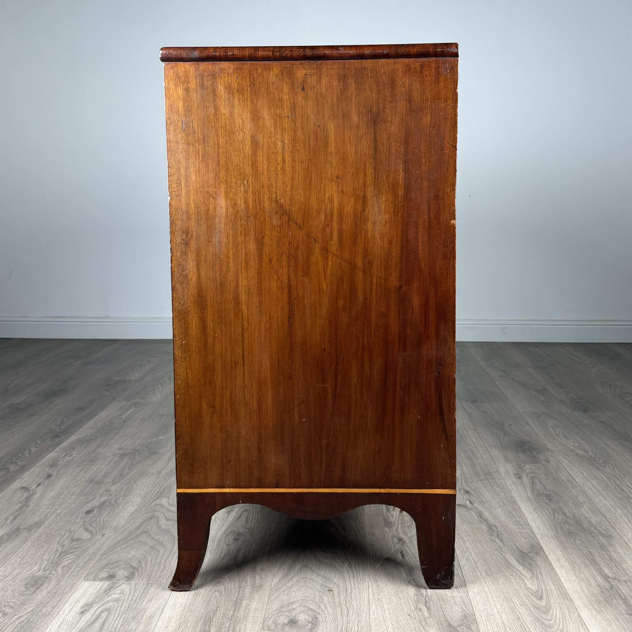 Antique 18th Century Mahogany Chest Of Drawers