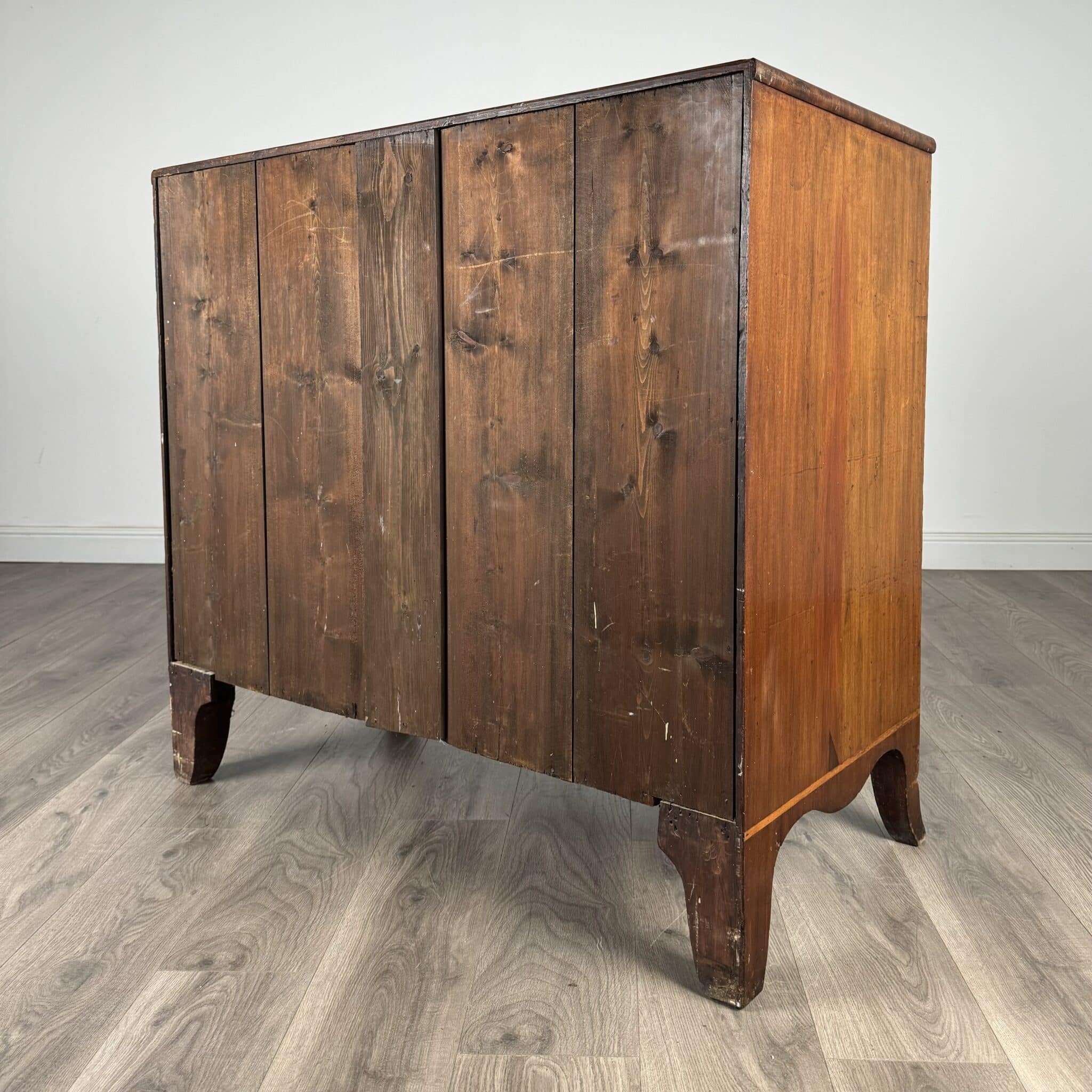 Antique 18th Century Mahogany Chest Of Drawers