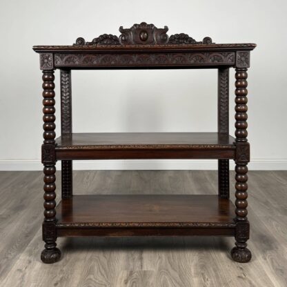 Antique 19th Century Carved Oak Buffet / Sideboard