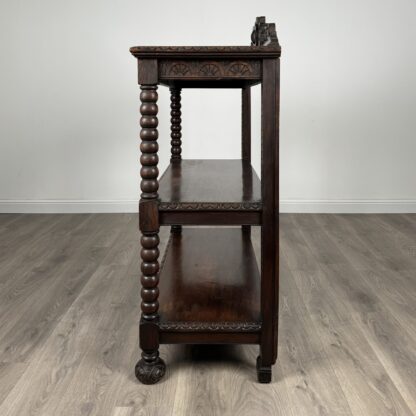 Antique 19th Century Carved Oak Buffet / Sideboard - Image 3
