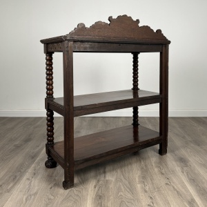 Antique 19th Century Carved Oak Buffet / Sideboard