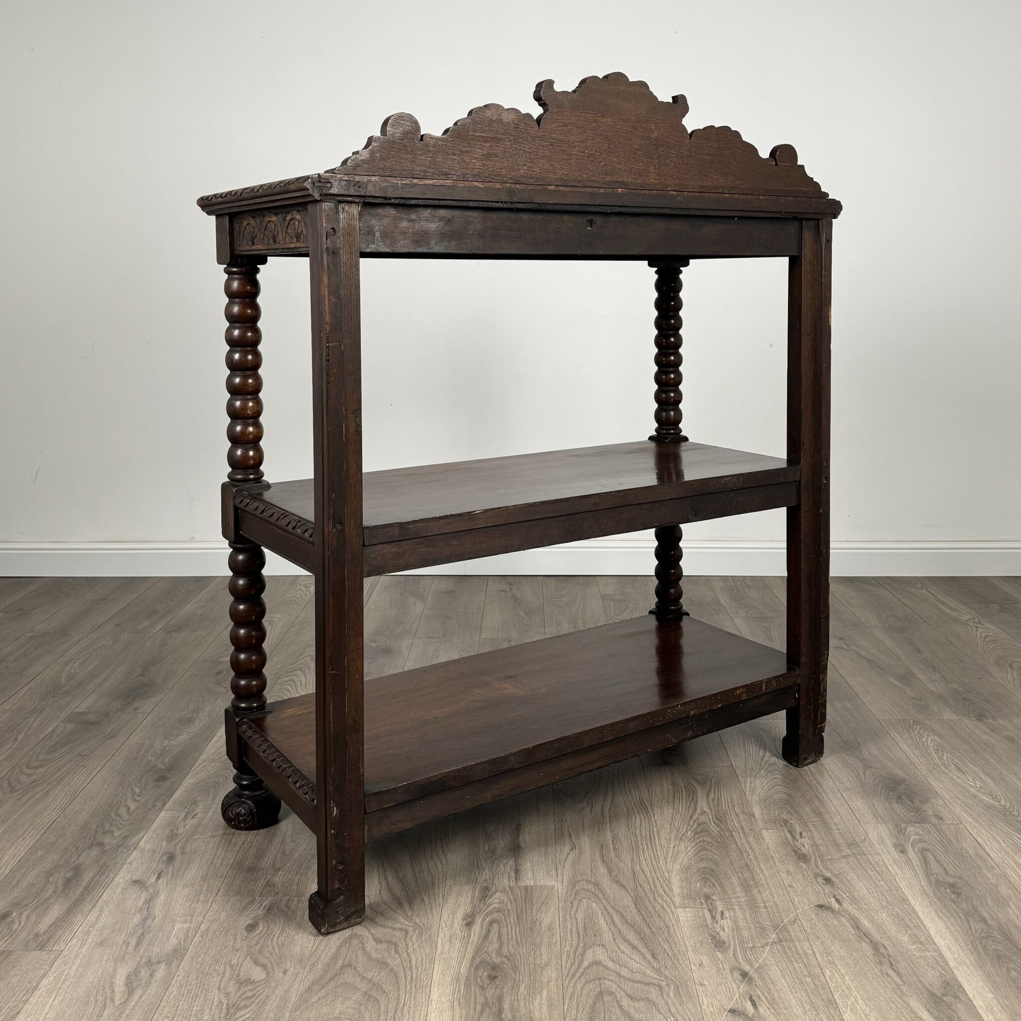 Antique 19th Century Carved Oak Buffet / Sideboard