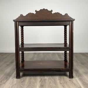 Antique 19th Century Carved Oak Buffet / Sideboard