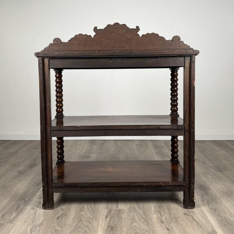 Antique 19th Century Carved Oak Buffet / Sideboard - Image 5