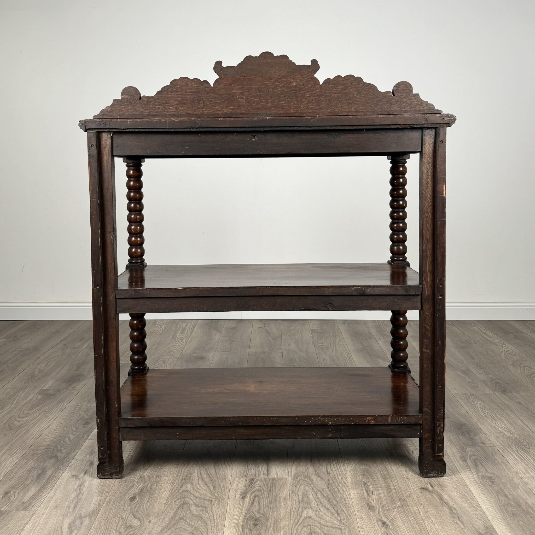 Antique 19th Century Carved Oak Buffet / Sideboard