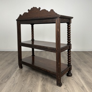 Antique 19th Century Carved Oak Buffet / Sideboard