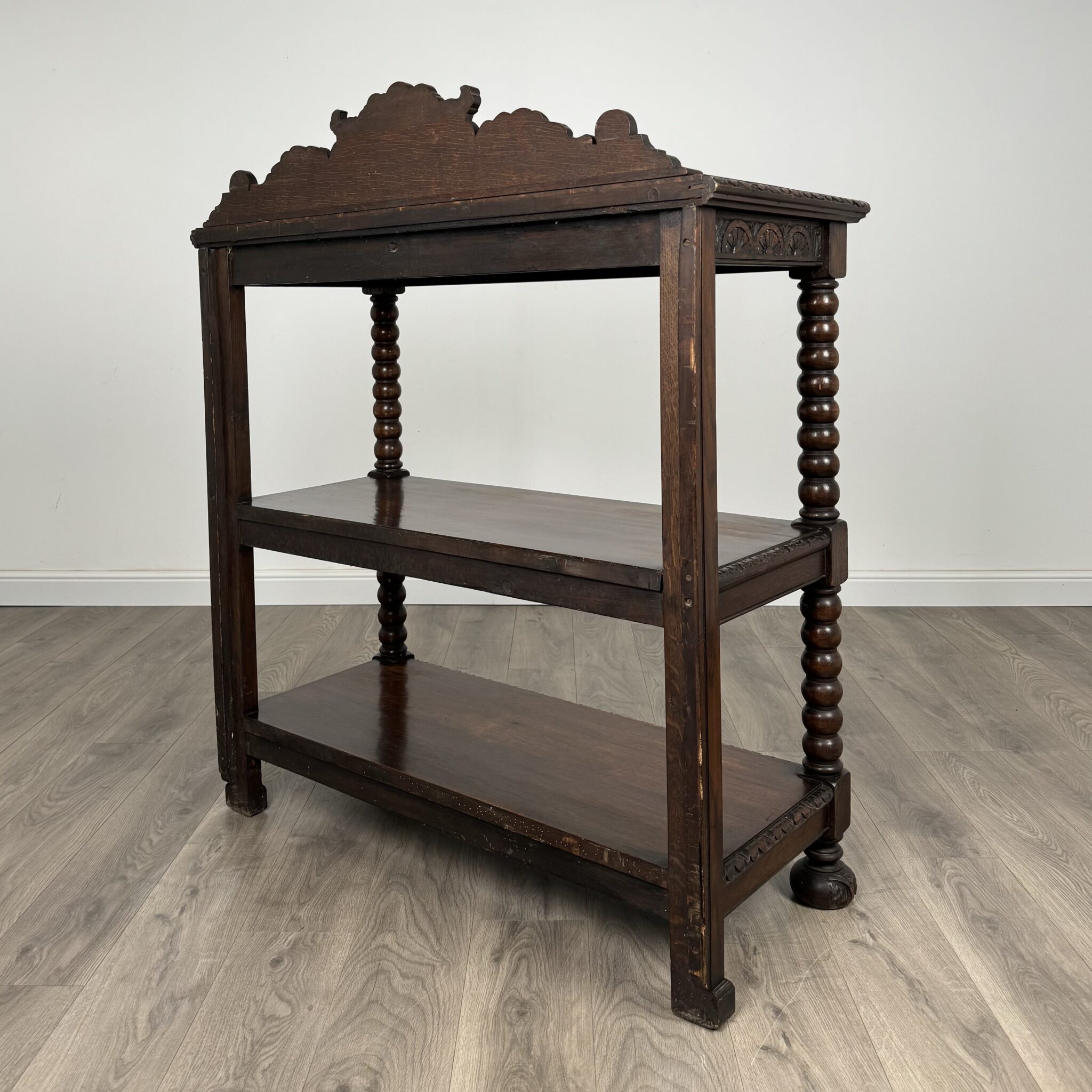 Antique 19th Century Carved Oak Buffet / Sideboard