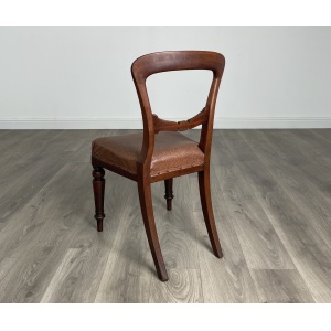 Antique 19th Century Set Of 6 Dining Chairs In Mahogany