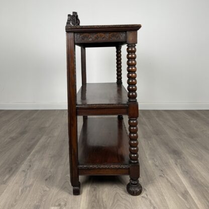 Antique 19th Century Carved Oak Buffet / Sideboard - Image 7
