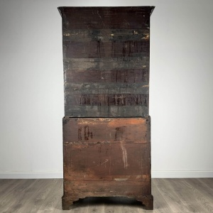 Antique 18th Century Fine Quality Bureau Bookcase In Mahogany