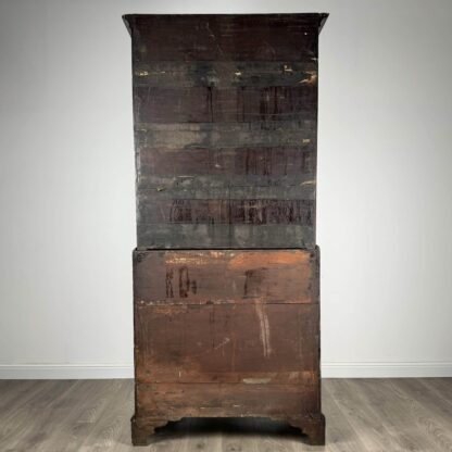 Antique 18th Century Fine Quality Bureau Bookcase In Mahogany - Image 7