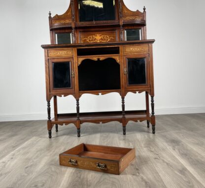 Antique 19th Century Marquetry Sideboard In Rosewood - Image 6