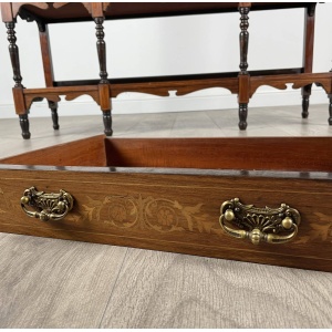 Antique 19th Century Marquetry Sideboard In Rosewood