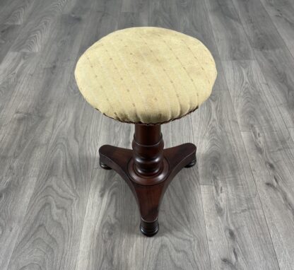 Antique 19th Century Piano Stool In Mahogany - Image 3