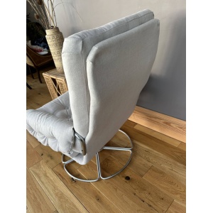 1970s chrome swivel armchair by Conran for Habitat