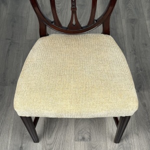 Antique 18th Century Set Of 8 Hepplewhite Style Dining Chairs