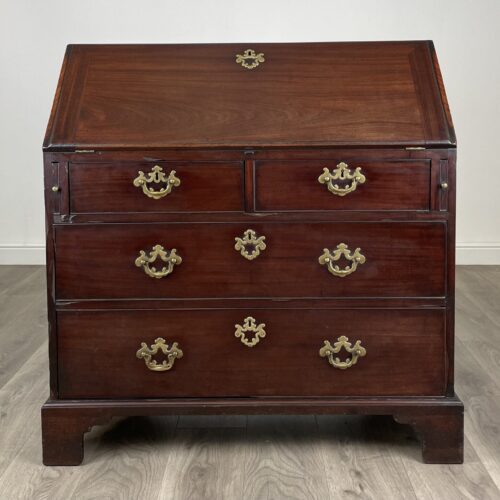 Antique 18th Century Bureau In Cuban Mahogany