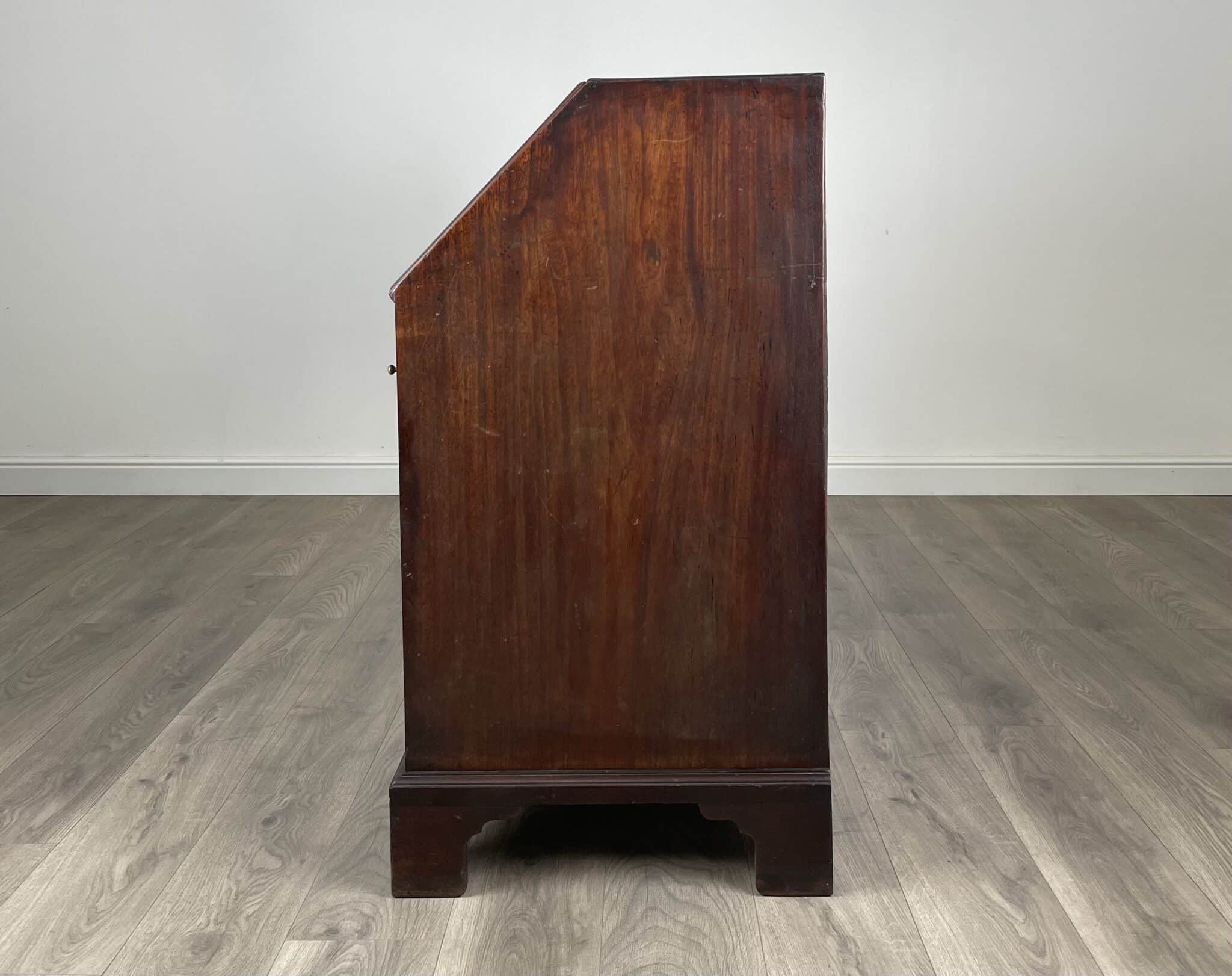 Antique 18th Century Bureau In Cuban Mahogany