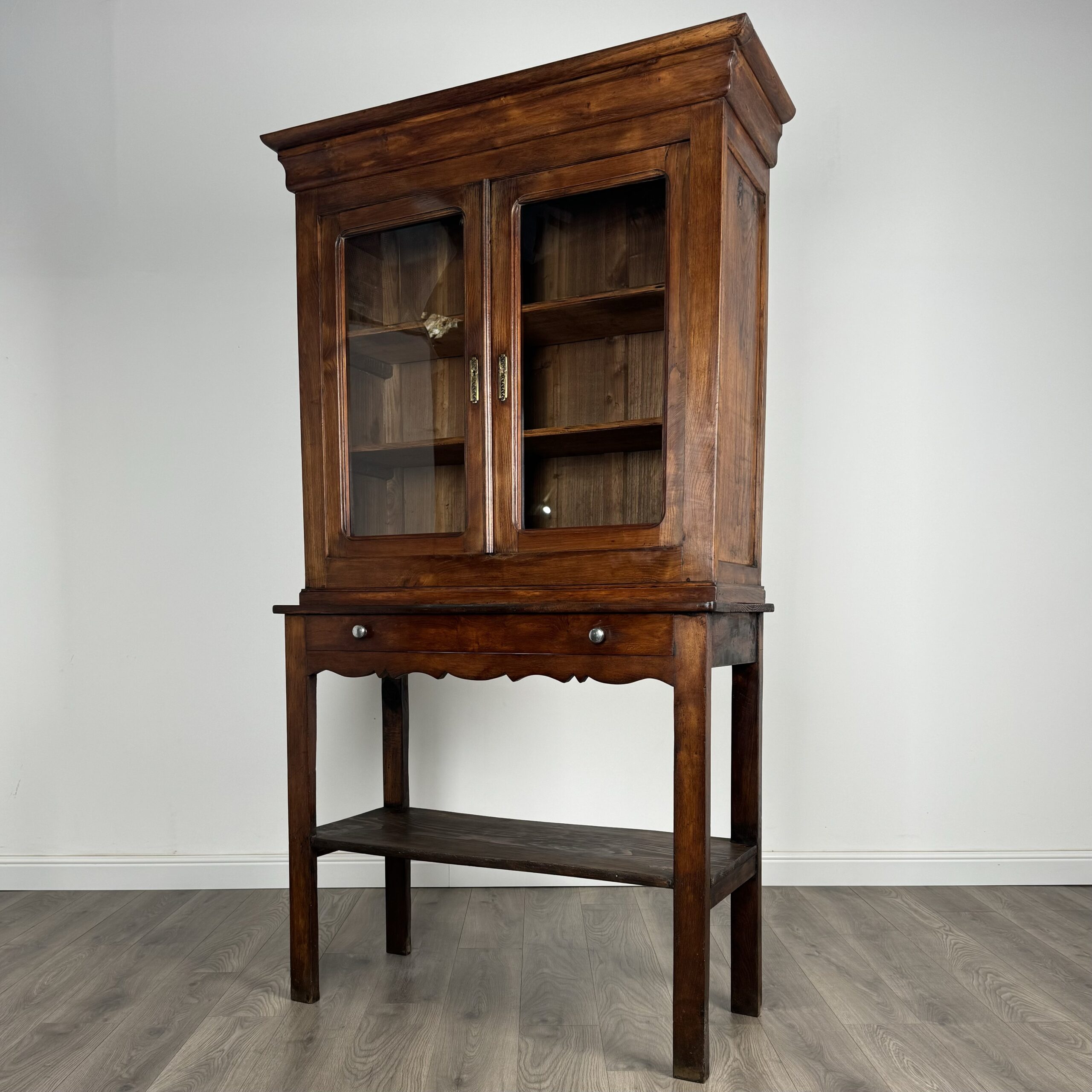 Antique 19th Century Country House Cabinet In Oak