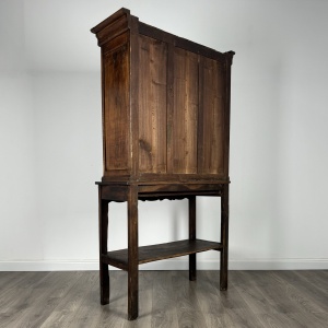 Antique 19th Century Country House Cabinet In Oak