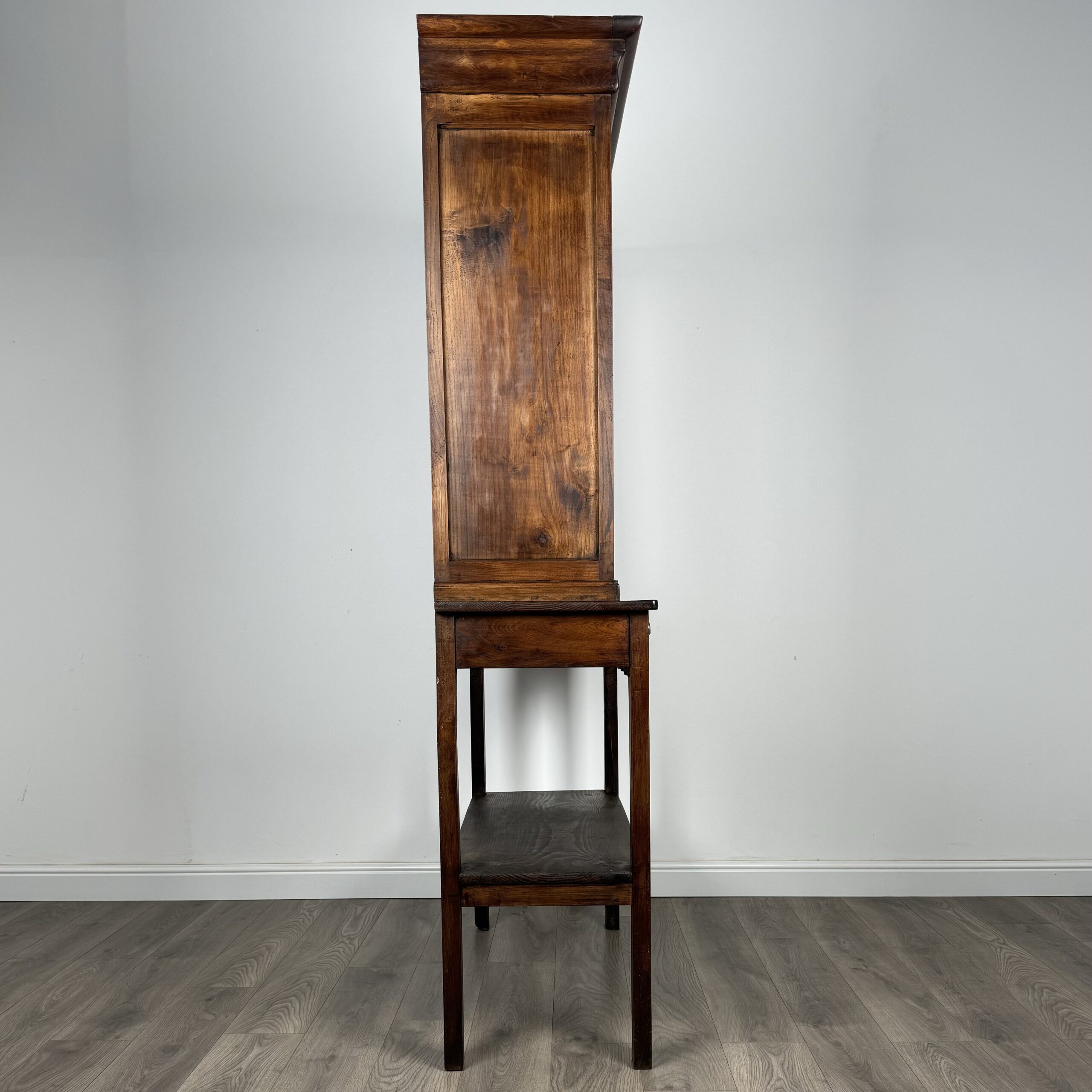 Antique 19th Century Country House Cabinet In Oak