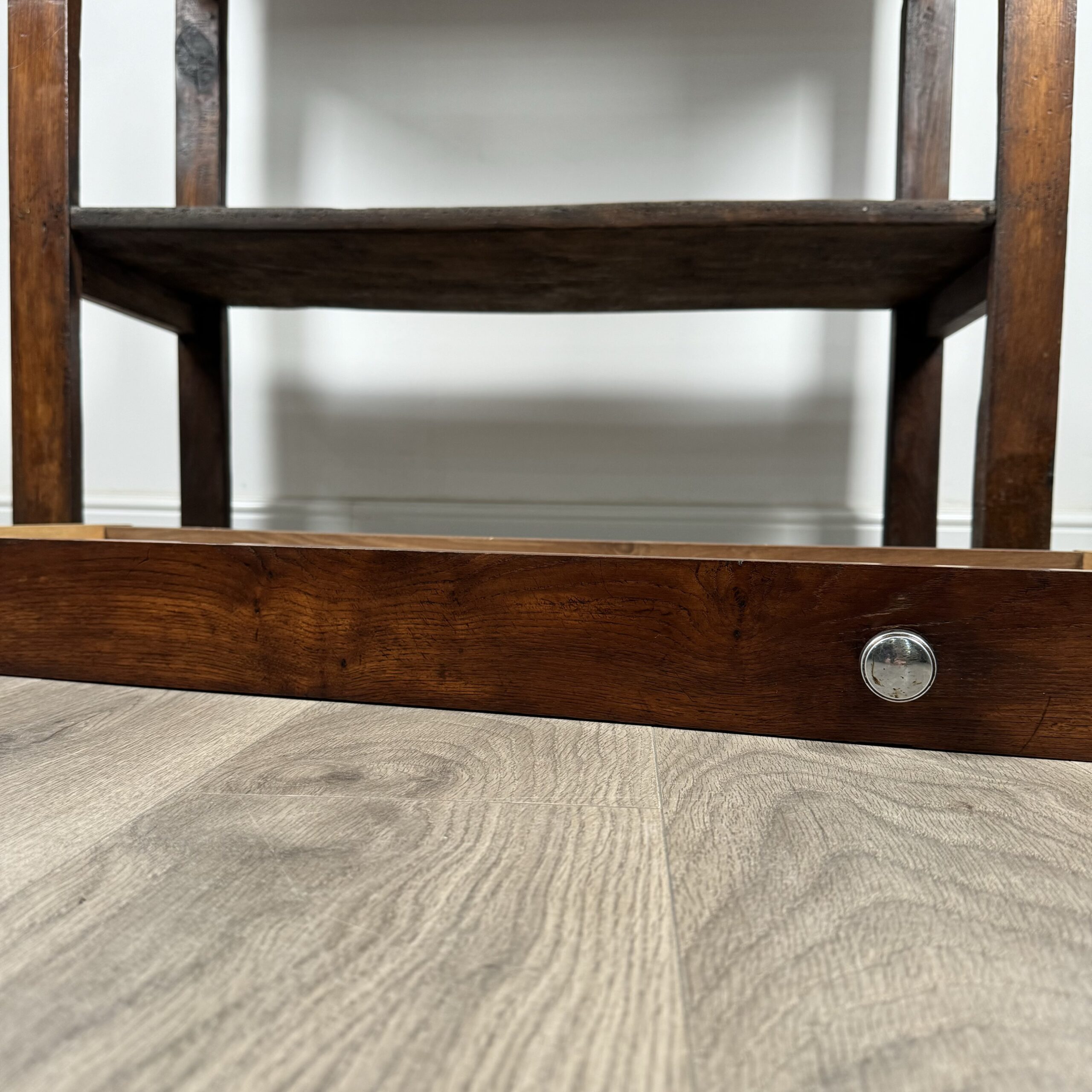 Antique 19th Century Country House Cabinet In Oak