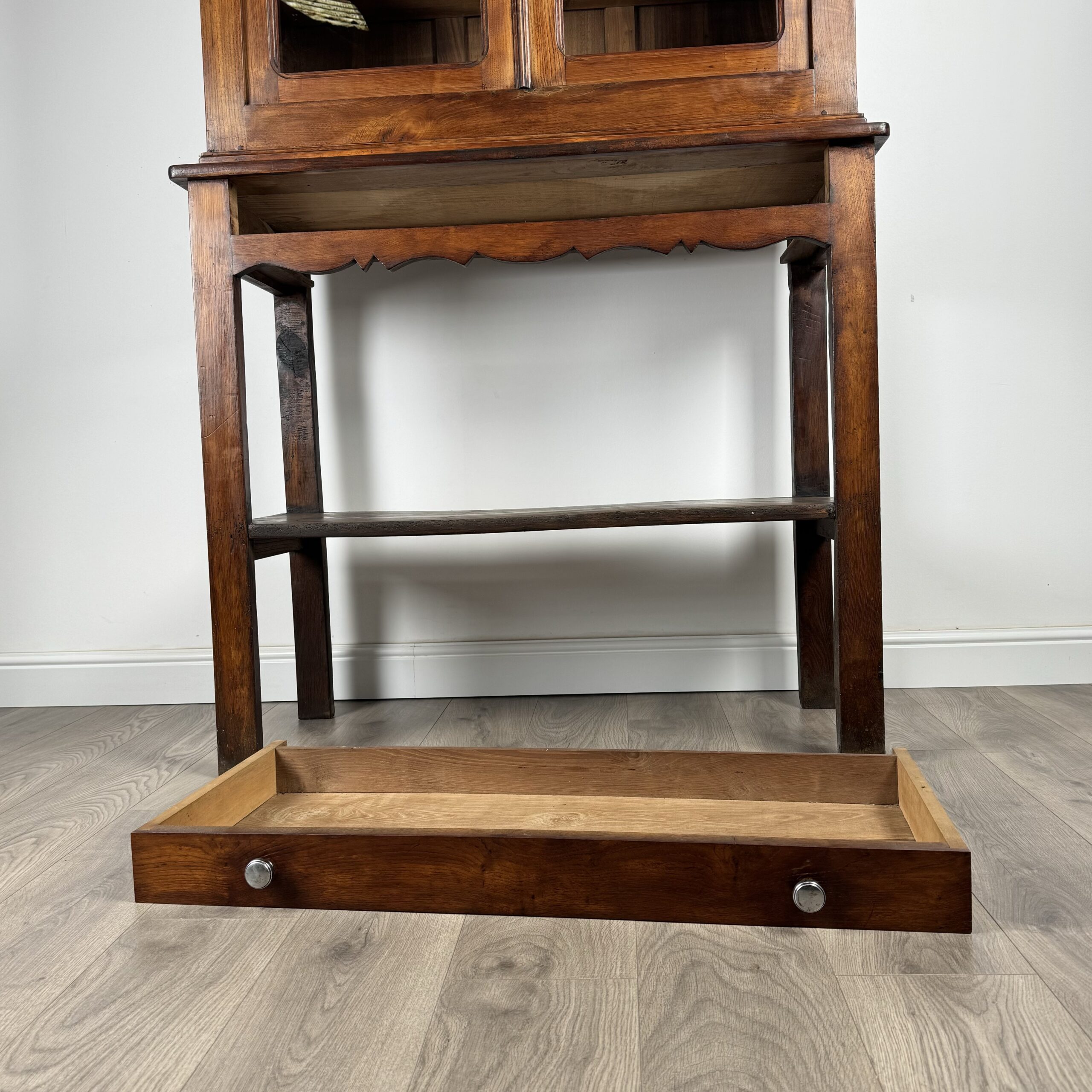 Antique 19th Century Country House Cabinet In Oak