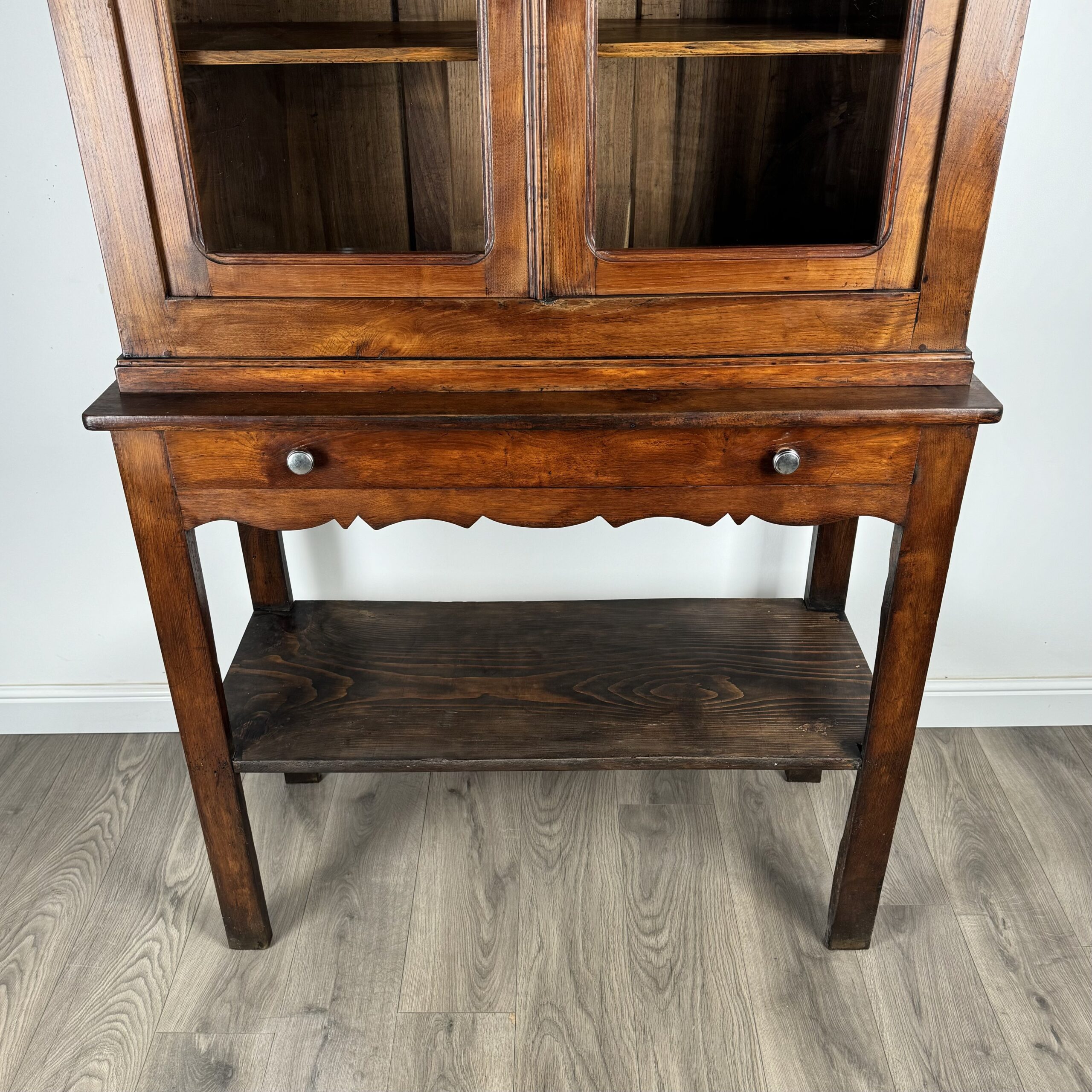 Antique 19th Century Country House Cabinet In Oak
