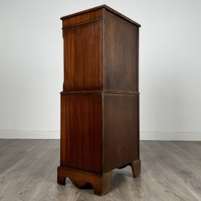 Antique 20th Century Small Chest On Chest In Mahogany - Image 4
