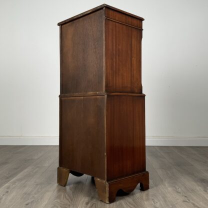 Antique 20th Century Small Chest On Chest In Mahogany - Image 6